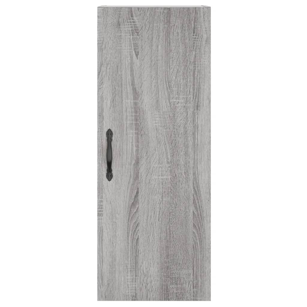 Tall cabinet, sonoma grey, 34.5x34x180 cm, engineered wood