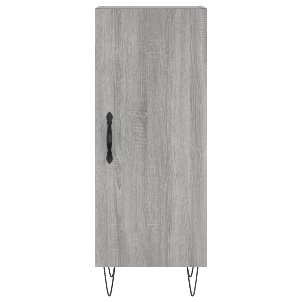 Tall cabinet, sonoma grey, 34.5x34x180 cm, engineered wood