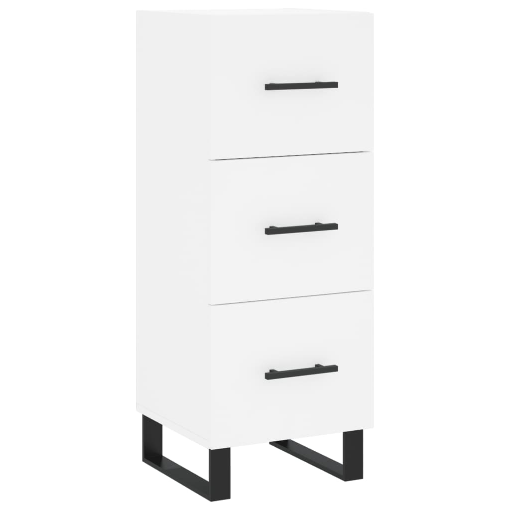 Tall cabinet, white, 34.5x34x180 cm, processed wood