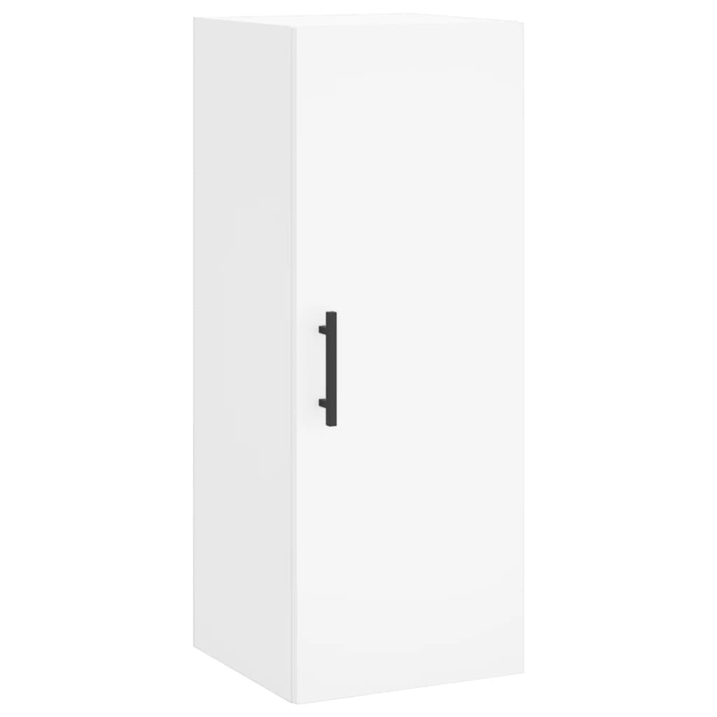 Tall cabinet, white, 34.5x34x180 cm, processed wood