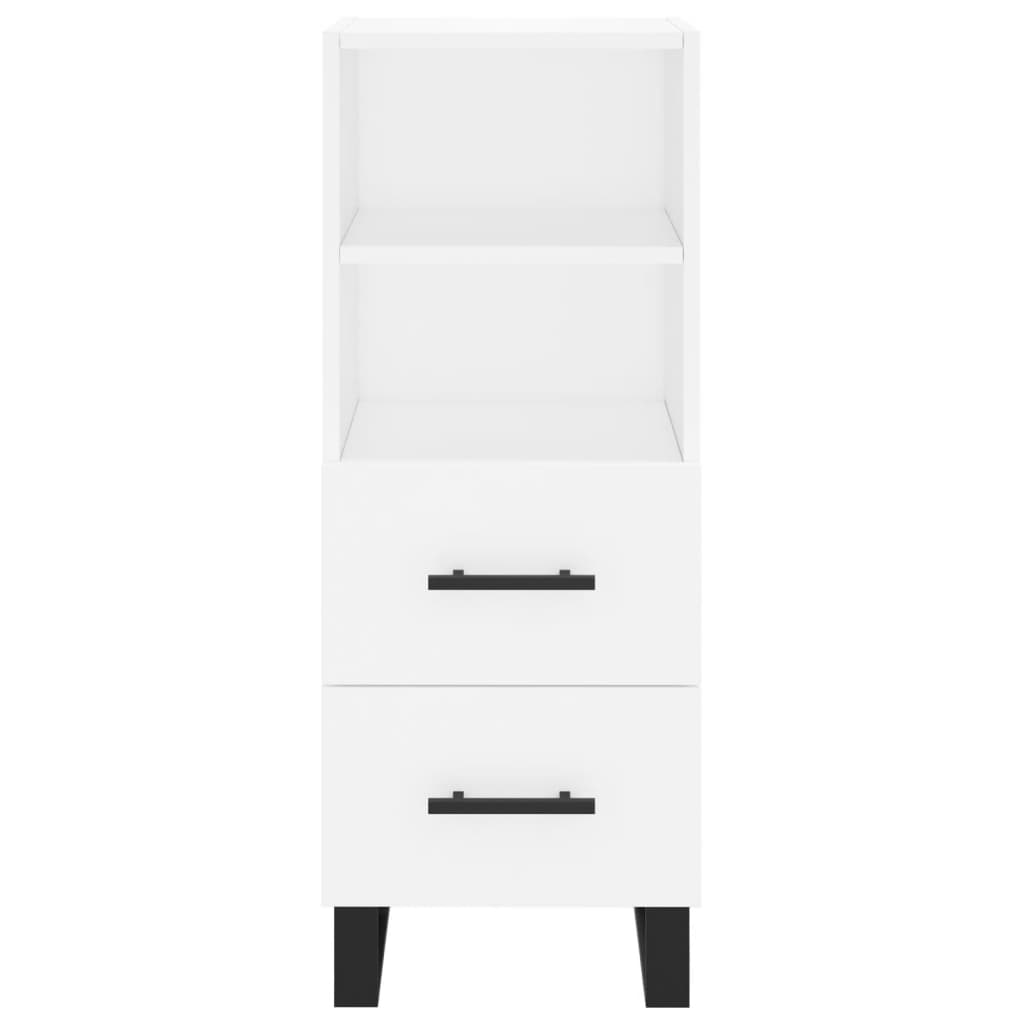 Tall cabinet, white, 34.5x34x180 cm, processed wood