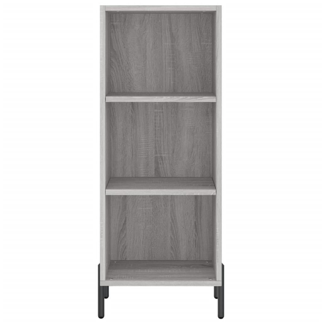 Tall cabinet, sonoma grey, 34.5x34x180 cm, engineered wood