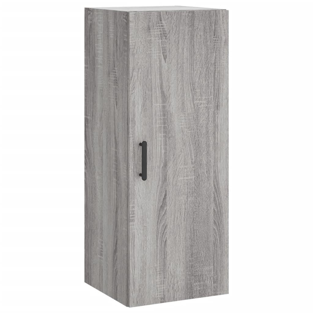 Tall cabinet, sonoma grey, 34.5x34x180 cm, engineered wood