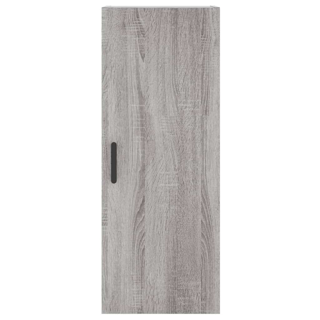 Tall cabinet, sonoma grey, 34.5x34x180 cm, engineered wood