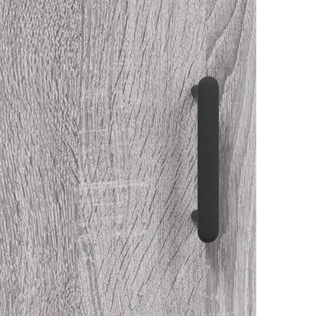 Tall cabinet, sonoma grey, 34.5x34x180 cm, engineered wood