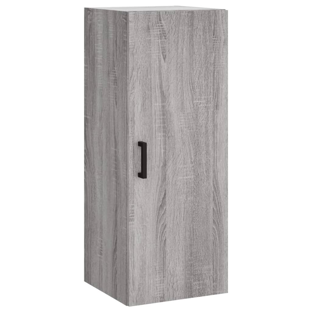 Tall cabinet, sonoma grey, 34.5x34x180 cm, engineered wood