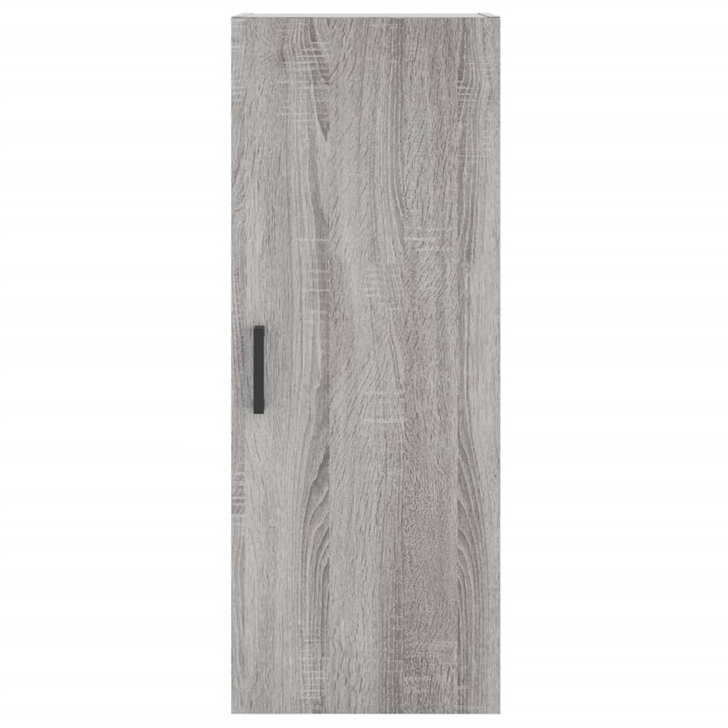 Tall cabinet, sonoma grey, 34.5x34x180 cm, engineered wood