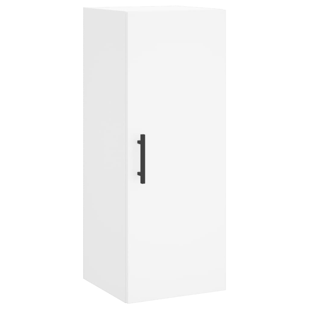 Tall cabinet, white, 34.5x34x180 cm, processed wood