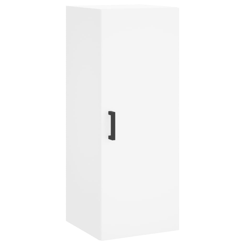 Tall cabinet, white, 34.5x34x180 cm, processed wood