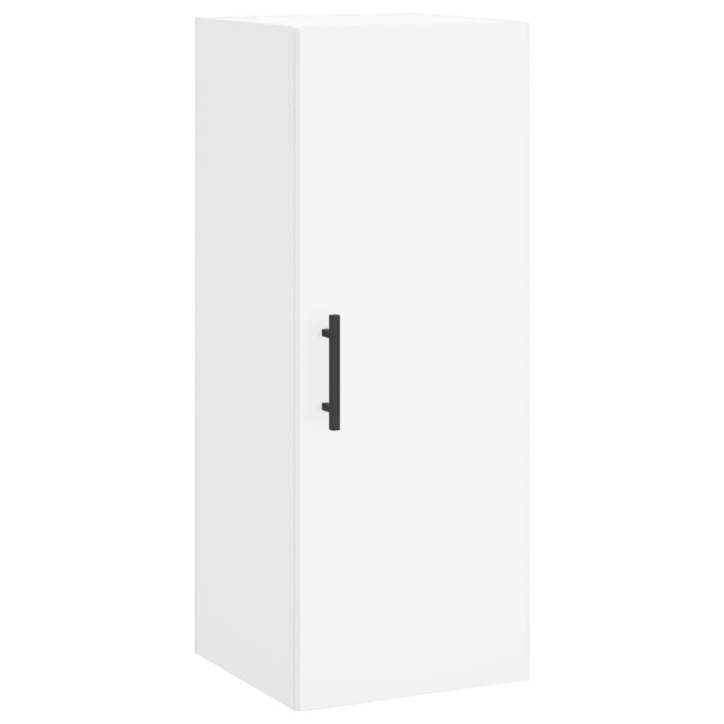 Tall cabinet, white, 34.5x34x180 cm, processed wood