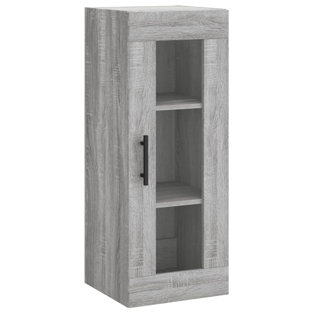 Tall cabinet, sonoma grey, 34.5x34x180 cm, engineered wood