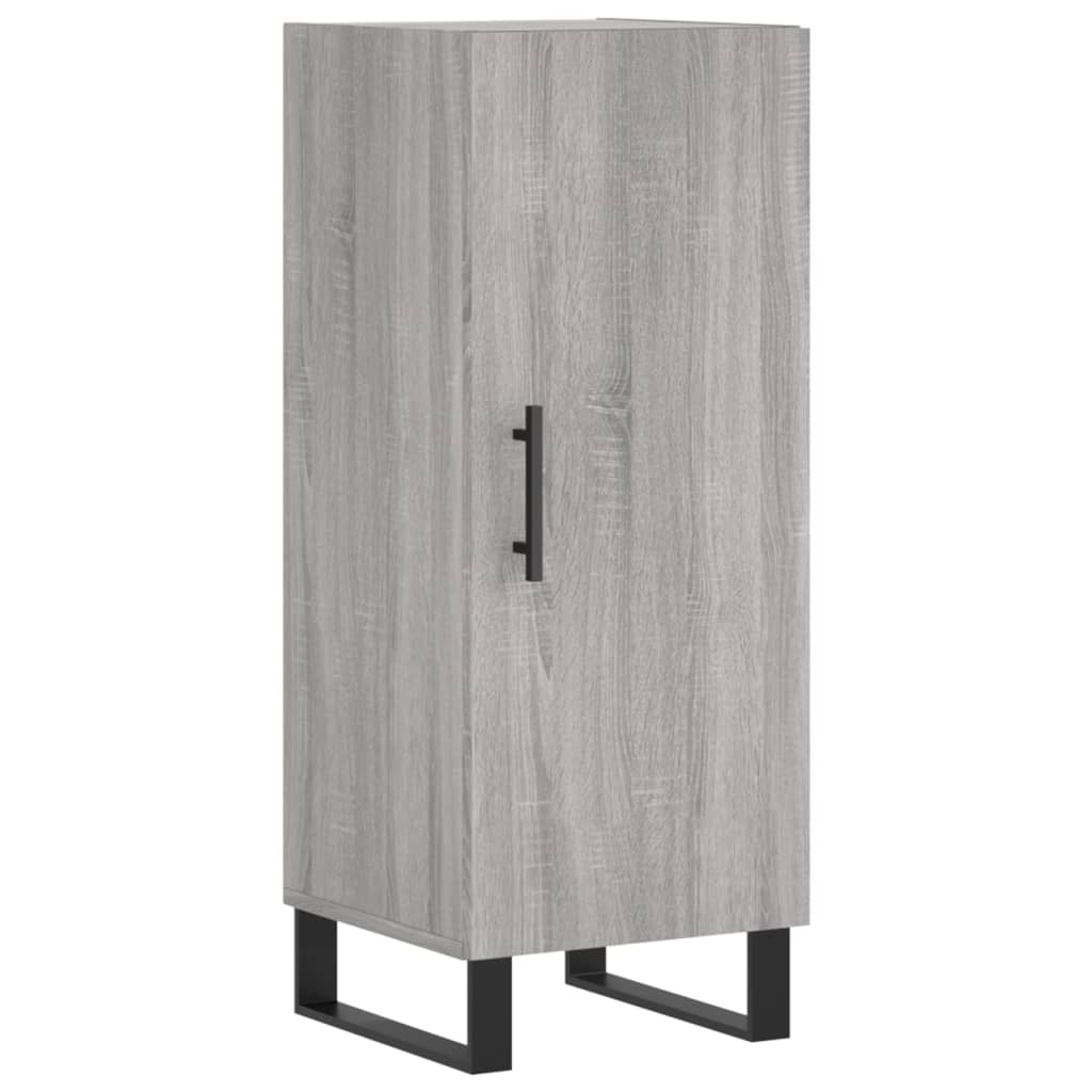 Tall cabinet, sonoma grey, 34.5x34x180 cm, engineered wood