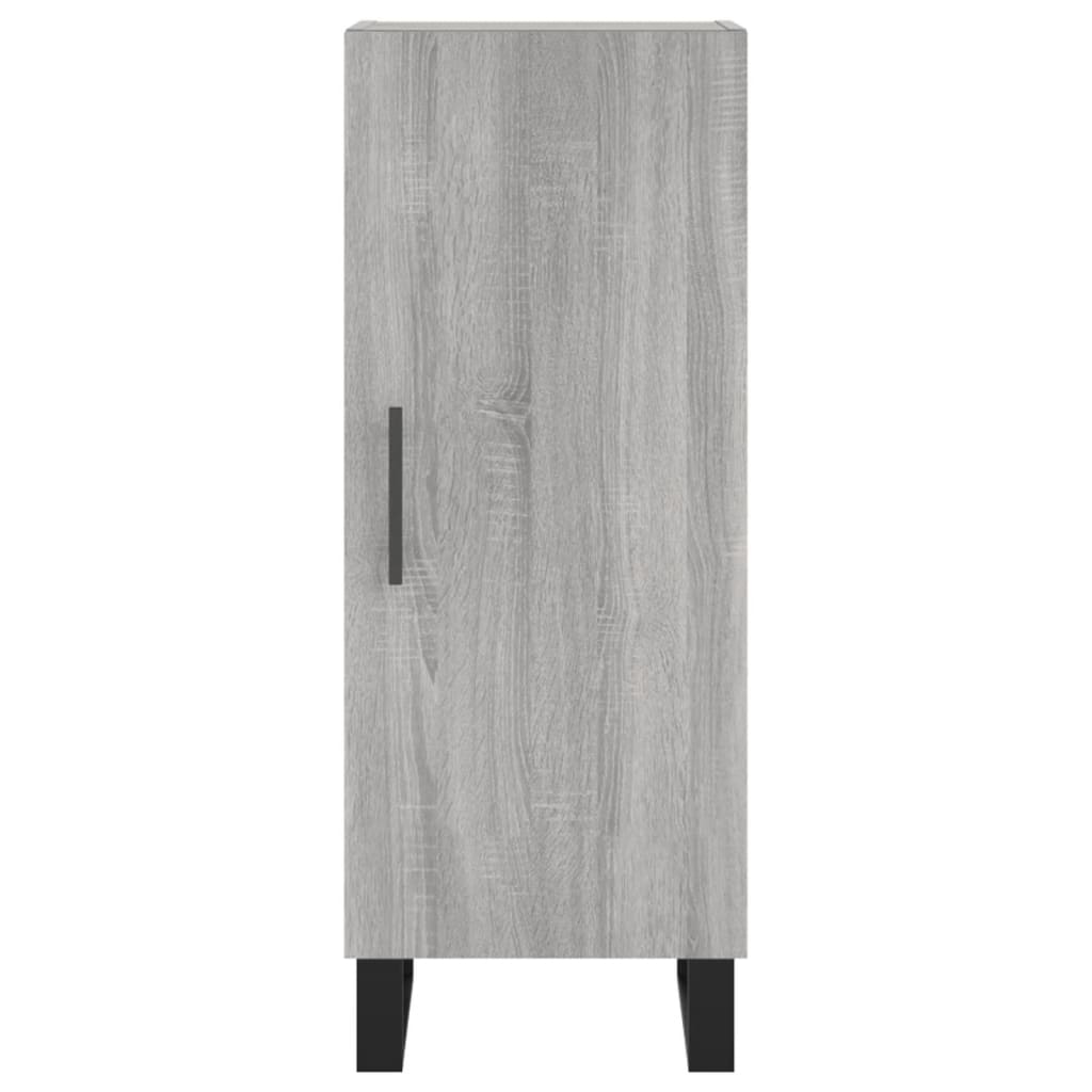 Tall cabinet, sonoma grey, 34.5x34x180 cm, engineered wood