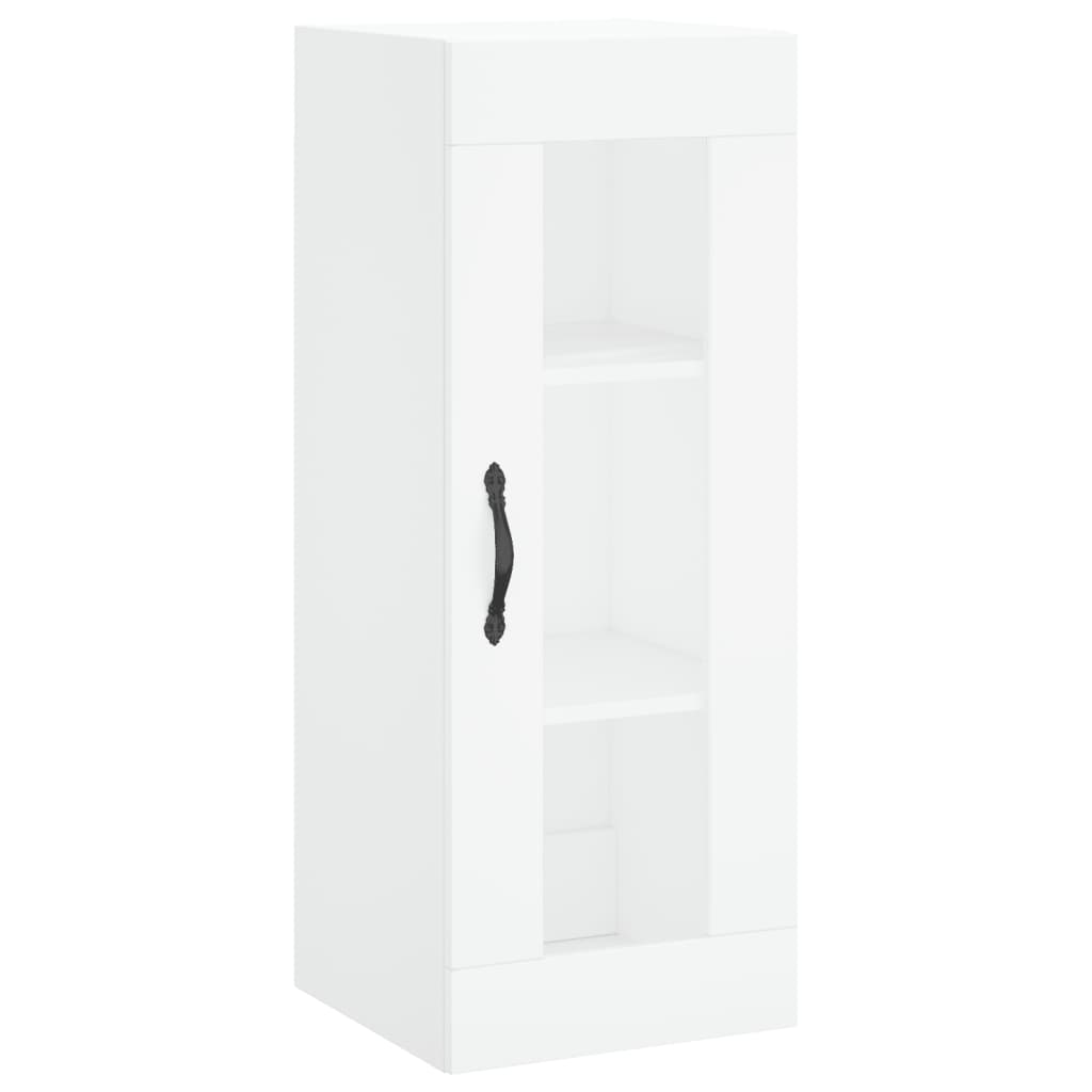 Tall cabinet, white, 34.5x34x180 cm, processed wood