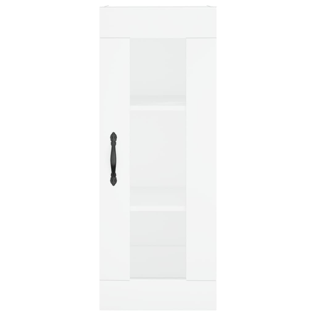 Tall cabinet, white, 34.5x34x180 cm, processed wood