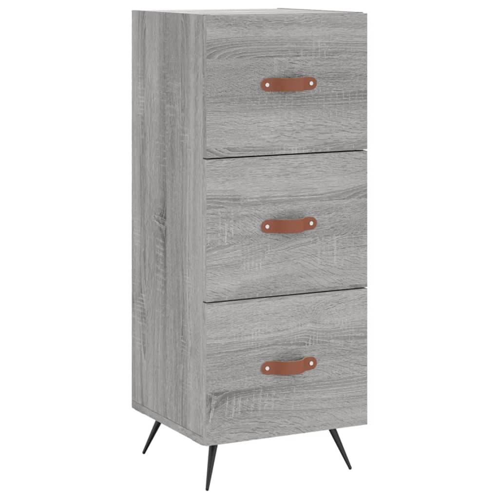 Tall cabinet, sonoma grey, 34.5x34x180 cm, engineered wood