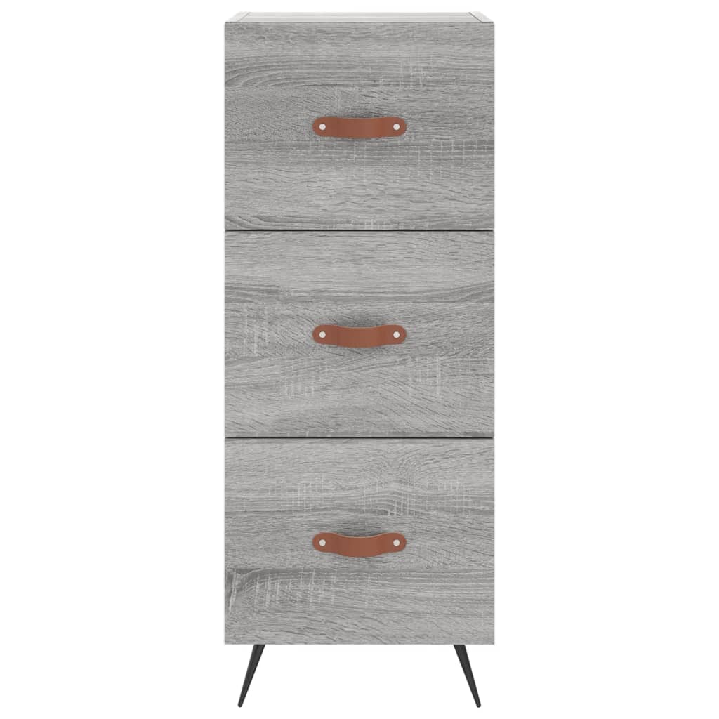 Tall cabinet, sonoma grey, 34.5x34x180 cm, engineered wood