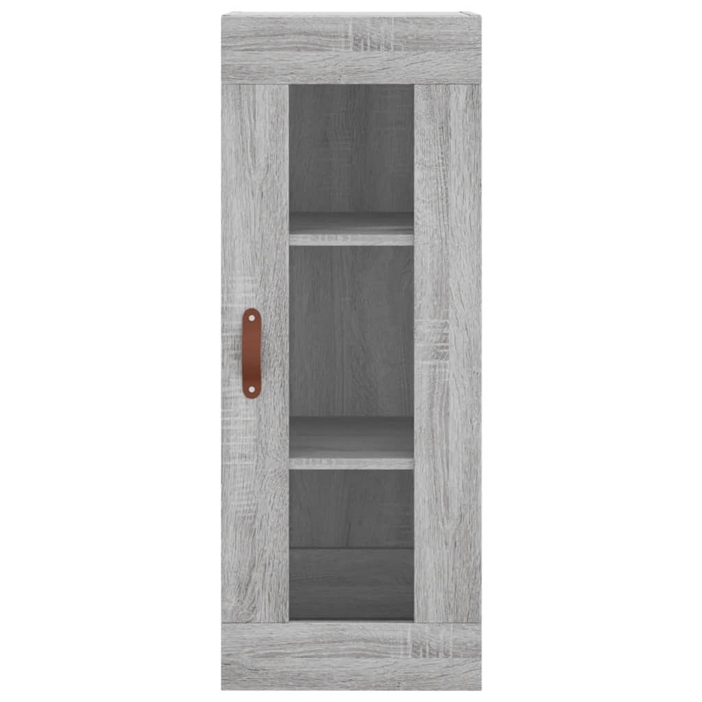 Tall cabinet, sonoma grey, 34.5x34x180 cm, engineered wood