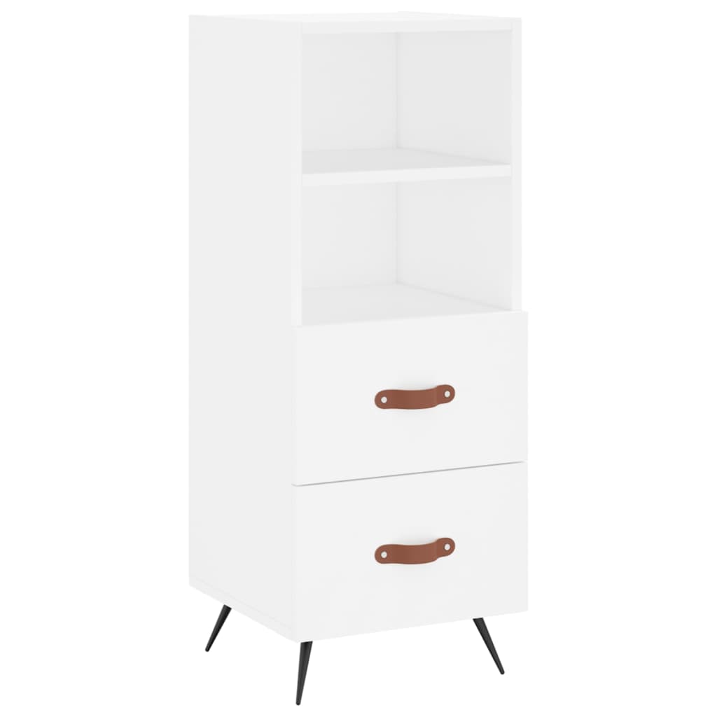 Tall cabinet, white, 34.5x34x180 cm, processed wood