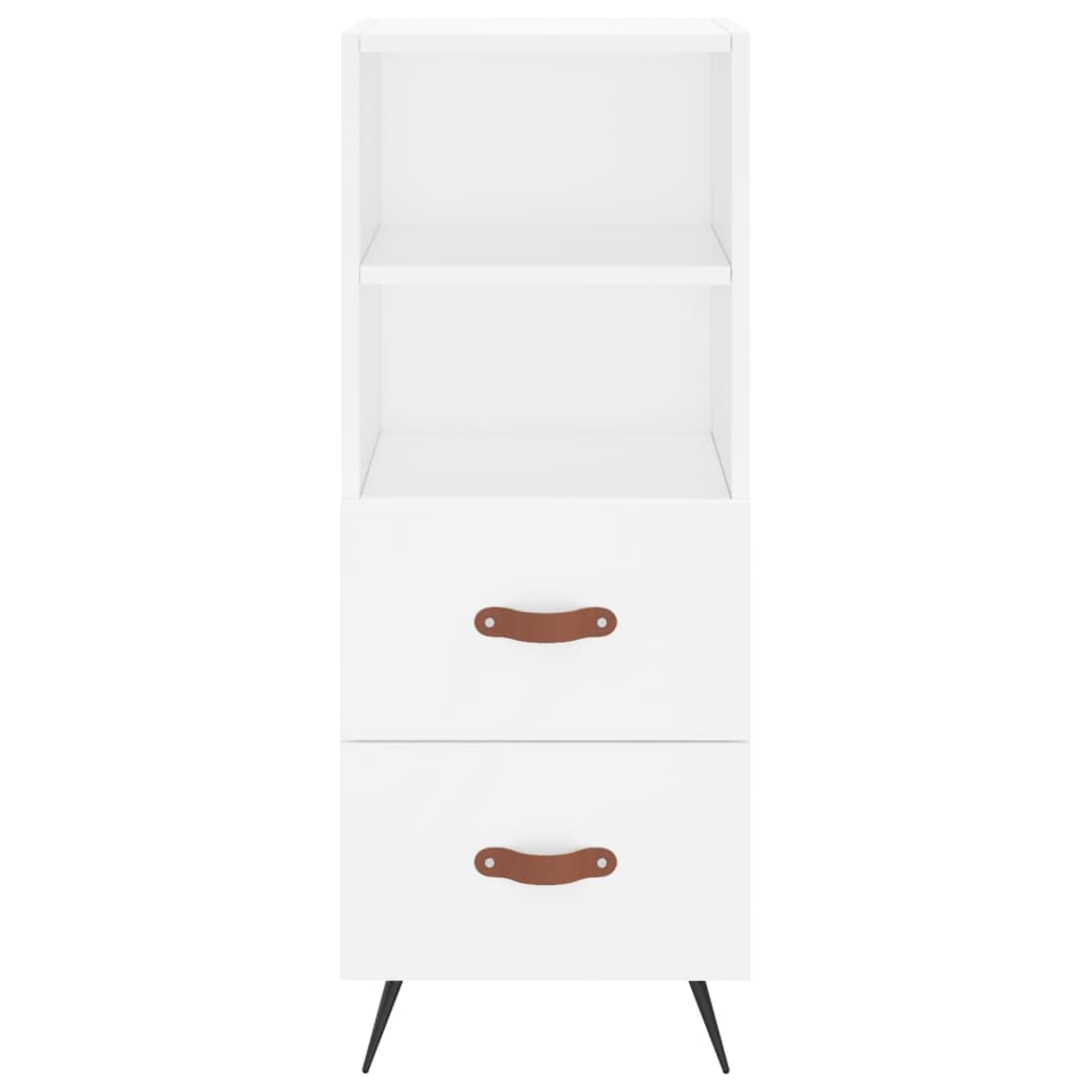 Tall cabinet, white, 34.5x34x180 cm, processed wood