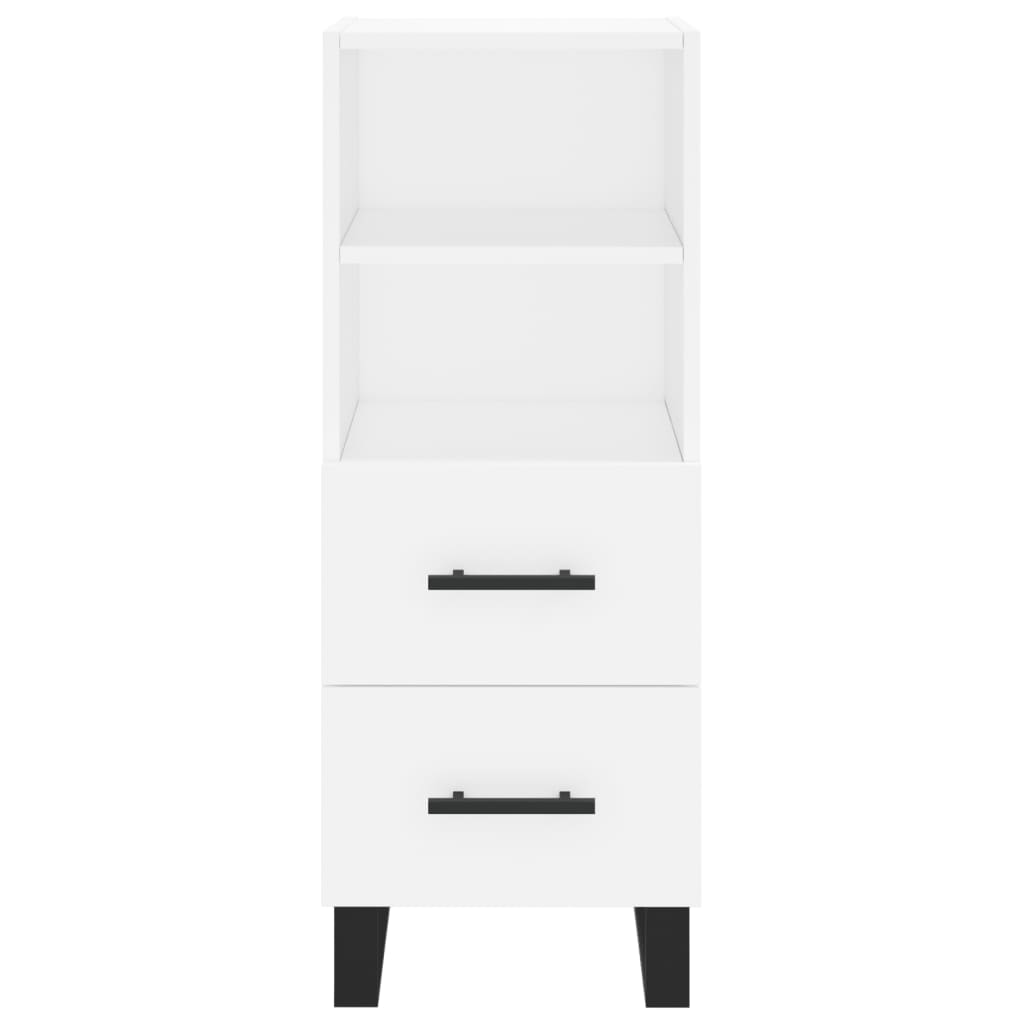 Tall cabinet, white, 34.5x34x180 cm, processed wood