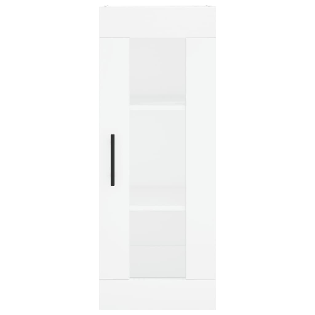 Tall cabinet, white, 34.5x34x180 cm, processed wood