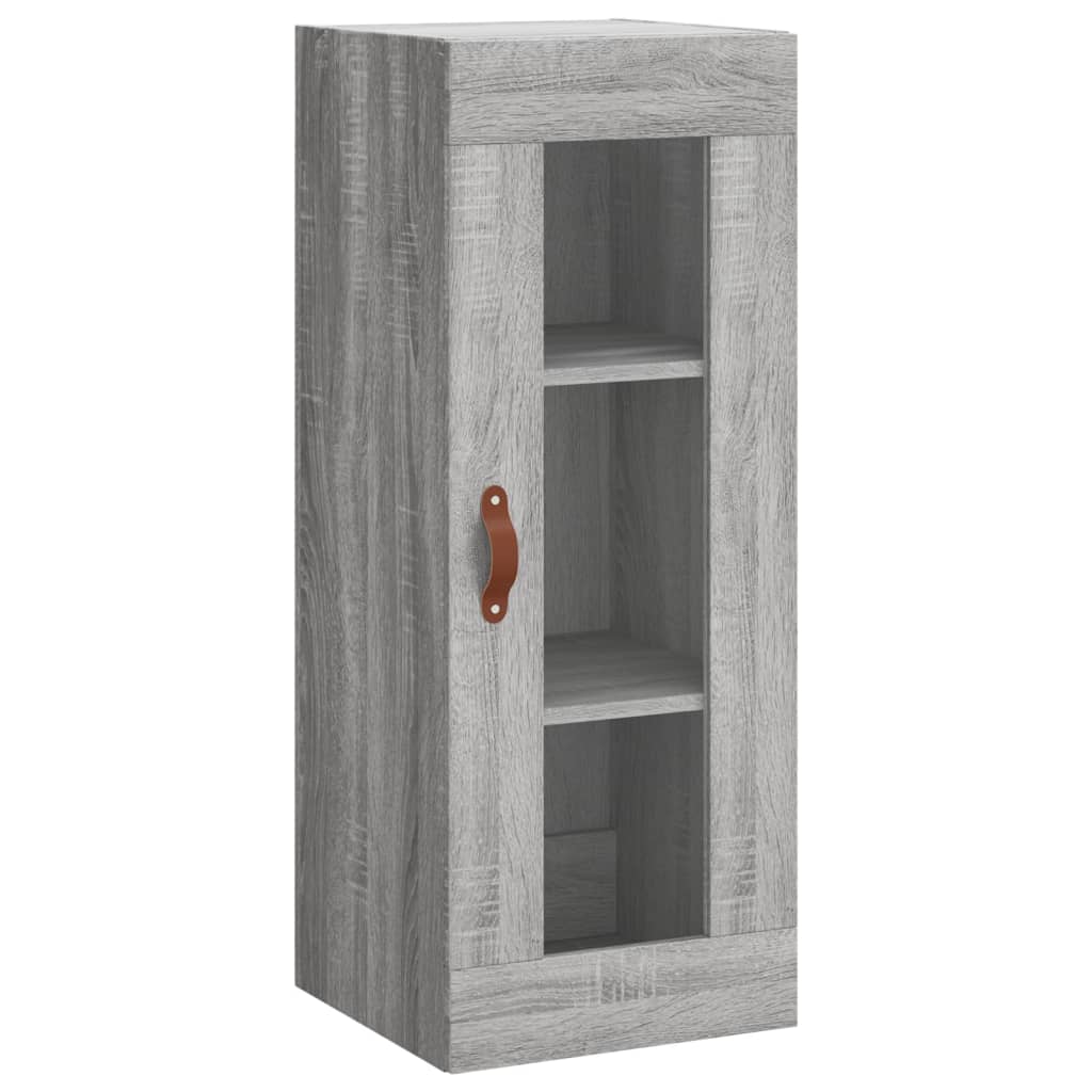 Tall cabinet, sonoma grey, 34.5x34x180 cm, engineered wood