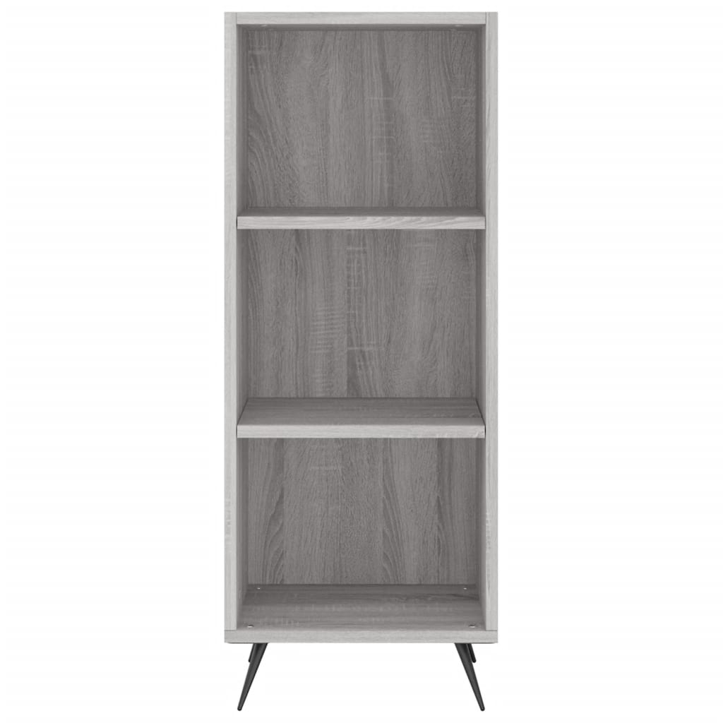 Tall cabinet, sonoma grey, 34.5x34x180 cm, engineered wood