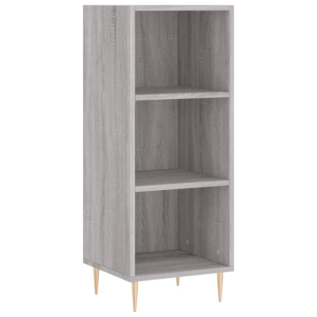 Tall cabinet, sonoma grey, 34.5x34x180 cm, engineered wood