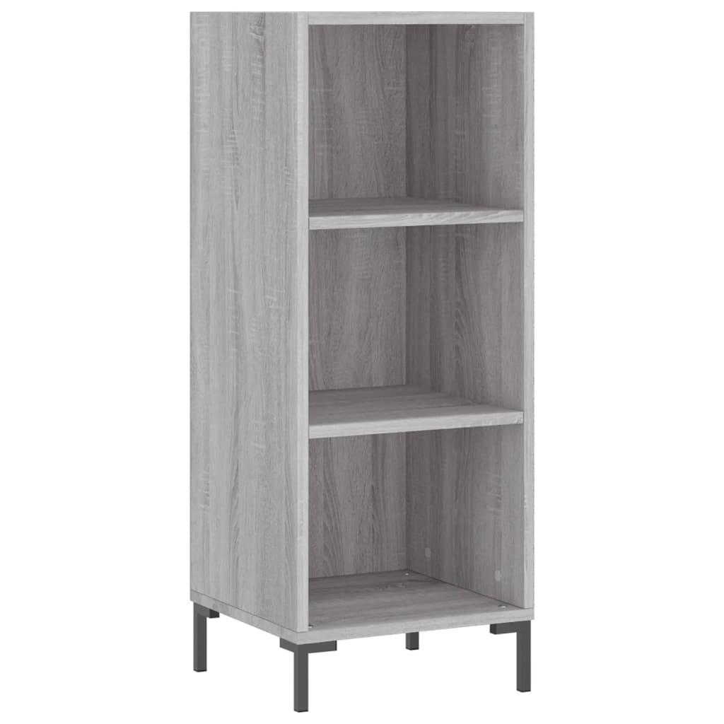 Tall cabinet, sonoma grey, 34.5x34x180 cm, engineered wood