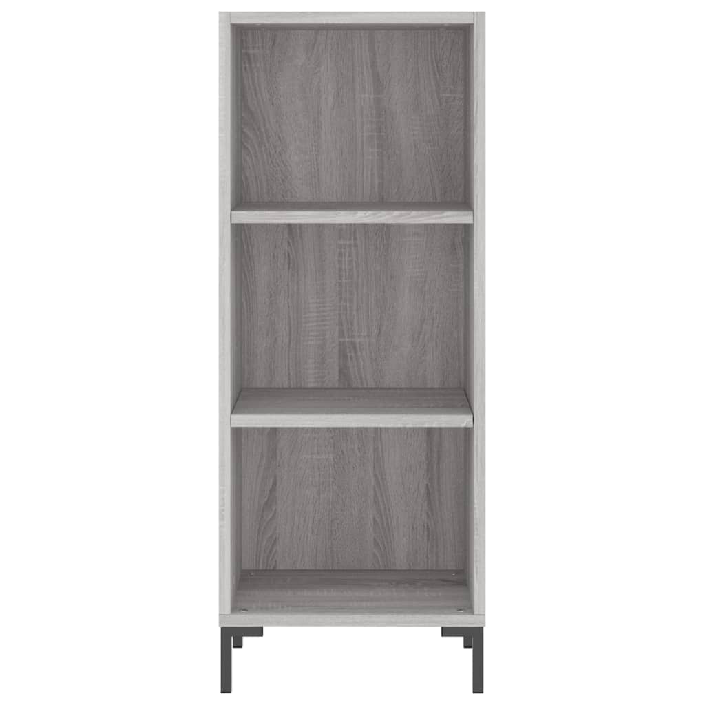 Tall cabinet, sonoma grey, 34.5x34x180 cm, engineered wood