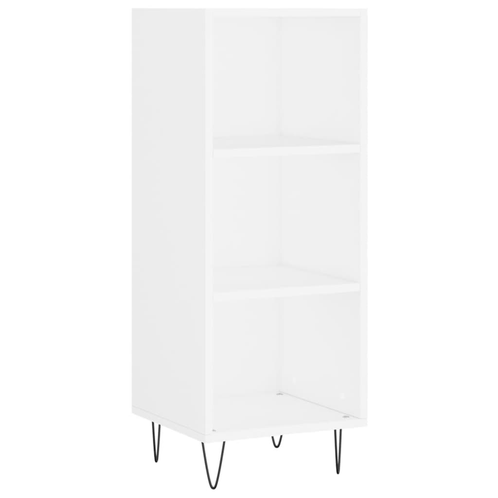 Tall cabinet, white, 34.5x34x180 cm, processed wood