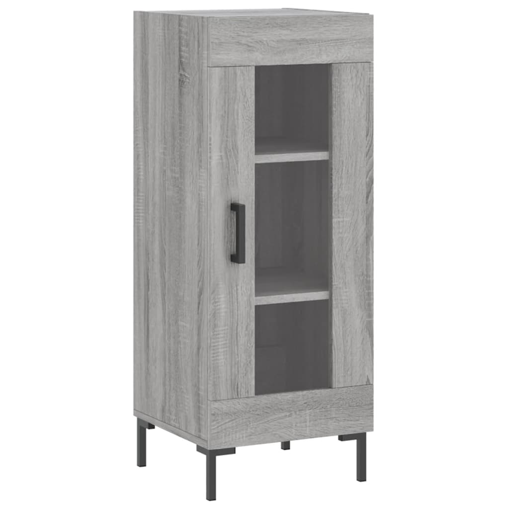 Tall cabinet, sonoma grey, 34.5x34x180 cm, engineered wood