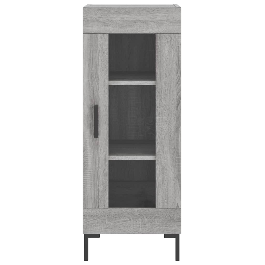 Tall cabinet, sonoma grey, 34.5x34x180 cm, engineered wood