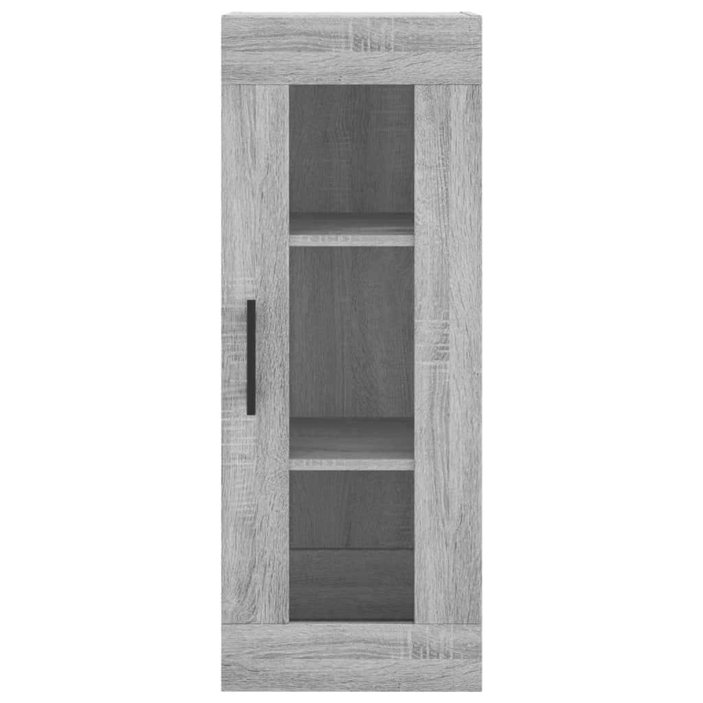 Tall cabinet, sonoma grey, 34.5x34x180 cm, engineered wood