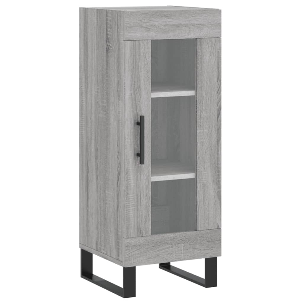 Tall cabinet, sonoma grey, 34.5x34x180 cm, engineered wood