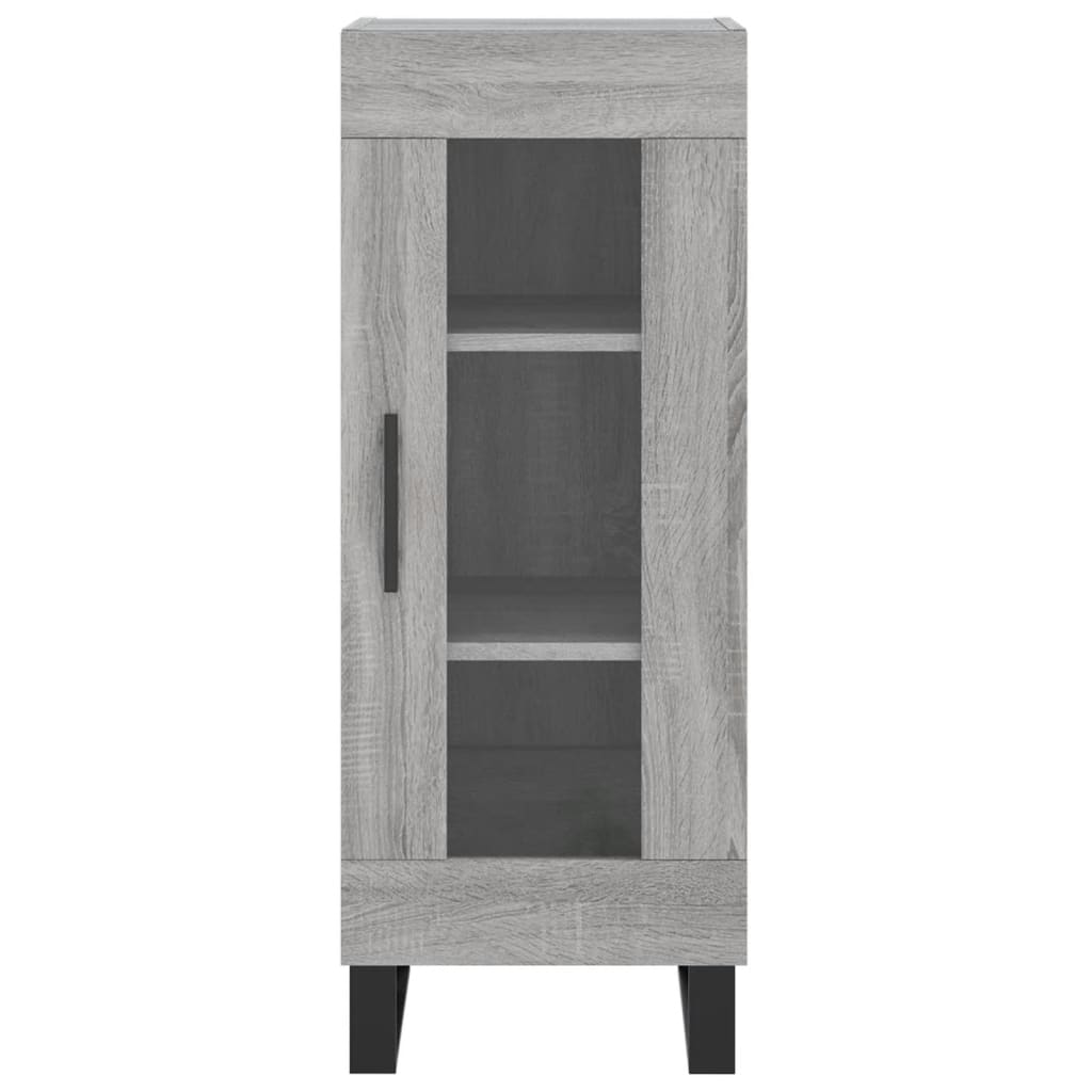 Tall cabinet, sonoma grey, 34.5x34x180 cm, engineered wood