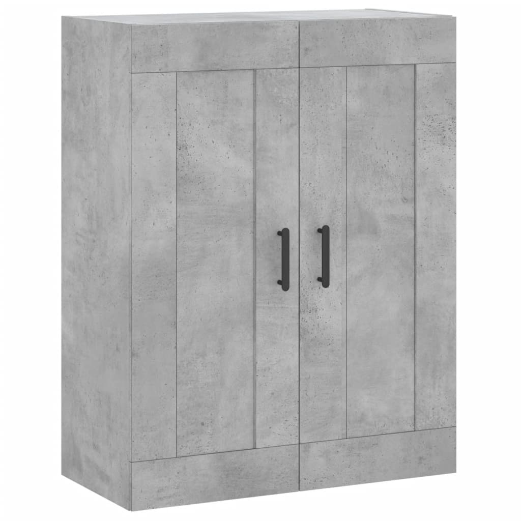 Tall cabinet, concrete gray, 69.5x34x180, composite wood