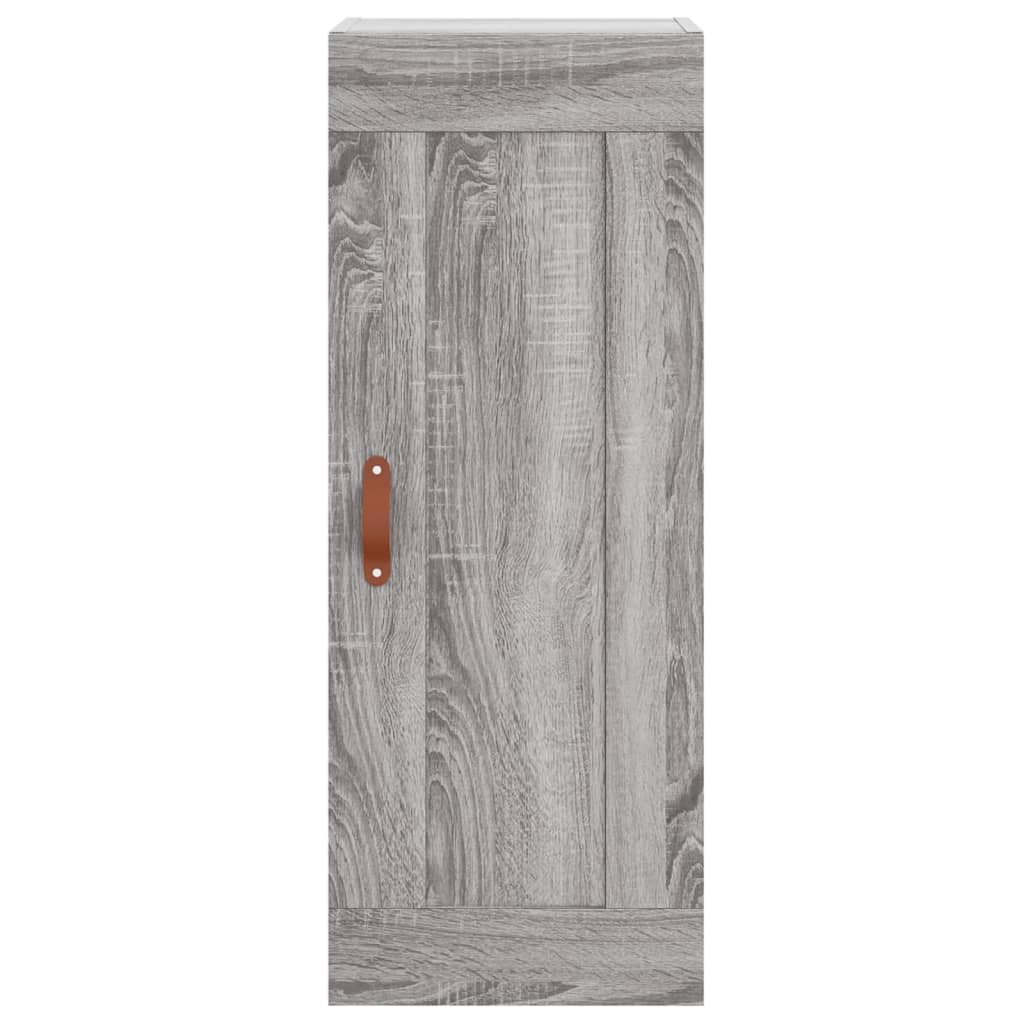 Tall cabinet, sonoma grey, 34.5x34x180 cm, engineered wood