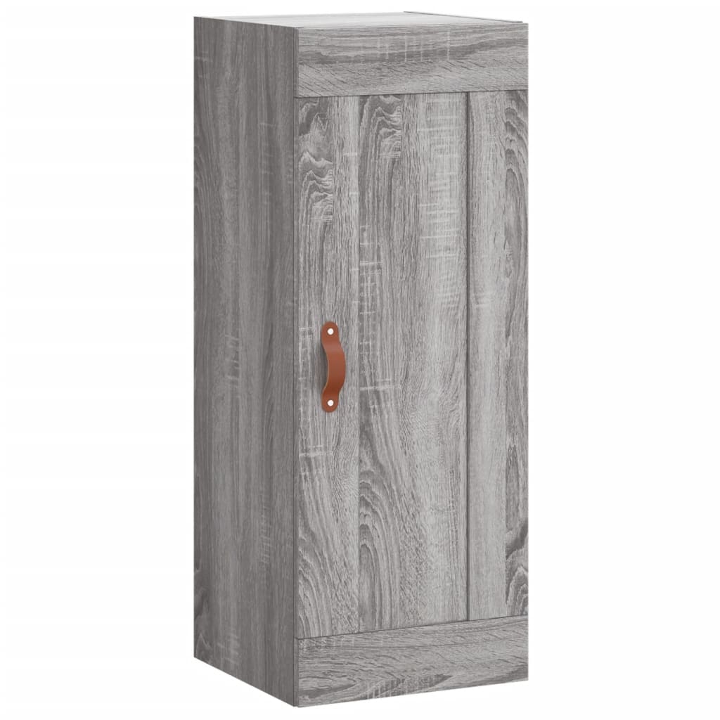 Tall cabinet, sonoma grey, 34.5x34x180 cm, engineered wood