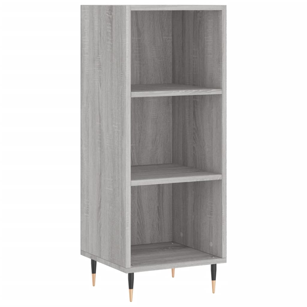 Tall cabinet, sonoma grey, 34.5x34x180 cm, engineered wood