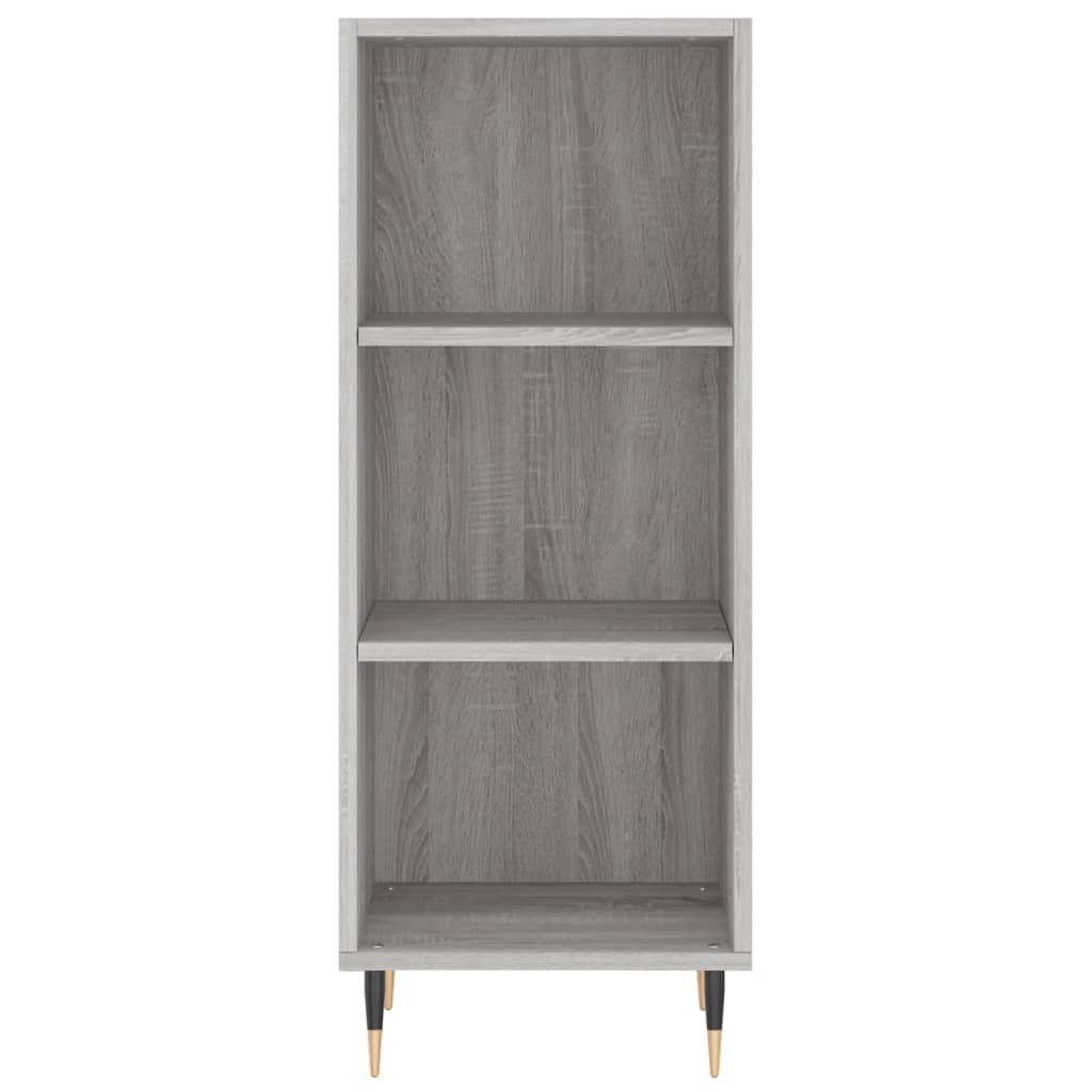 Tall cabinet, sonoma grey, 34.5x34x180 cm, engineered wood