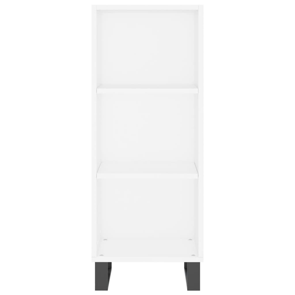 Tall cabinet, white, 34.5x34x180 cm, processed wood