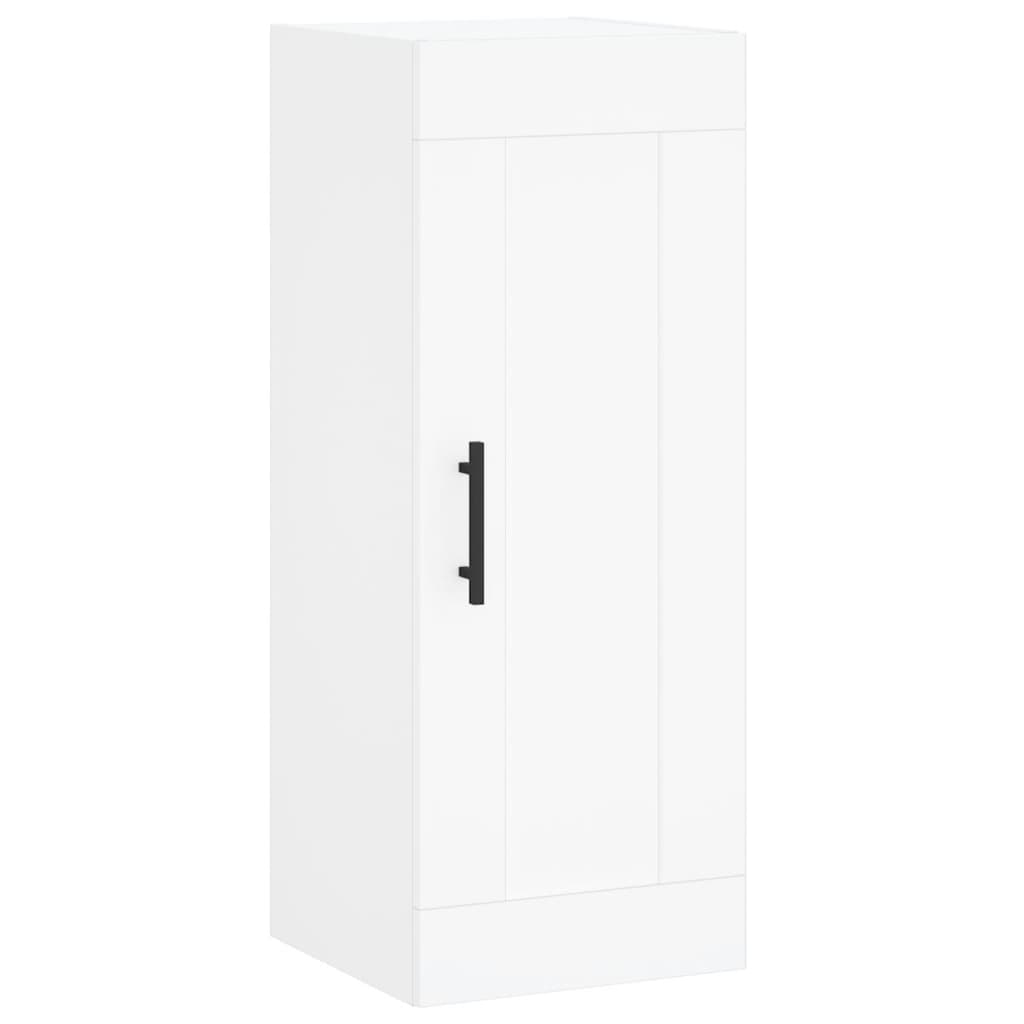 Tall cabinet, white, 34.5x34x180 cm, processed wood