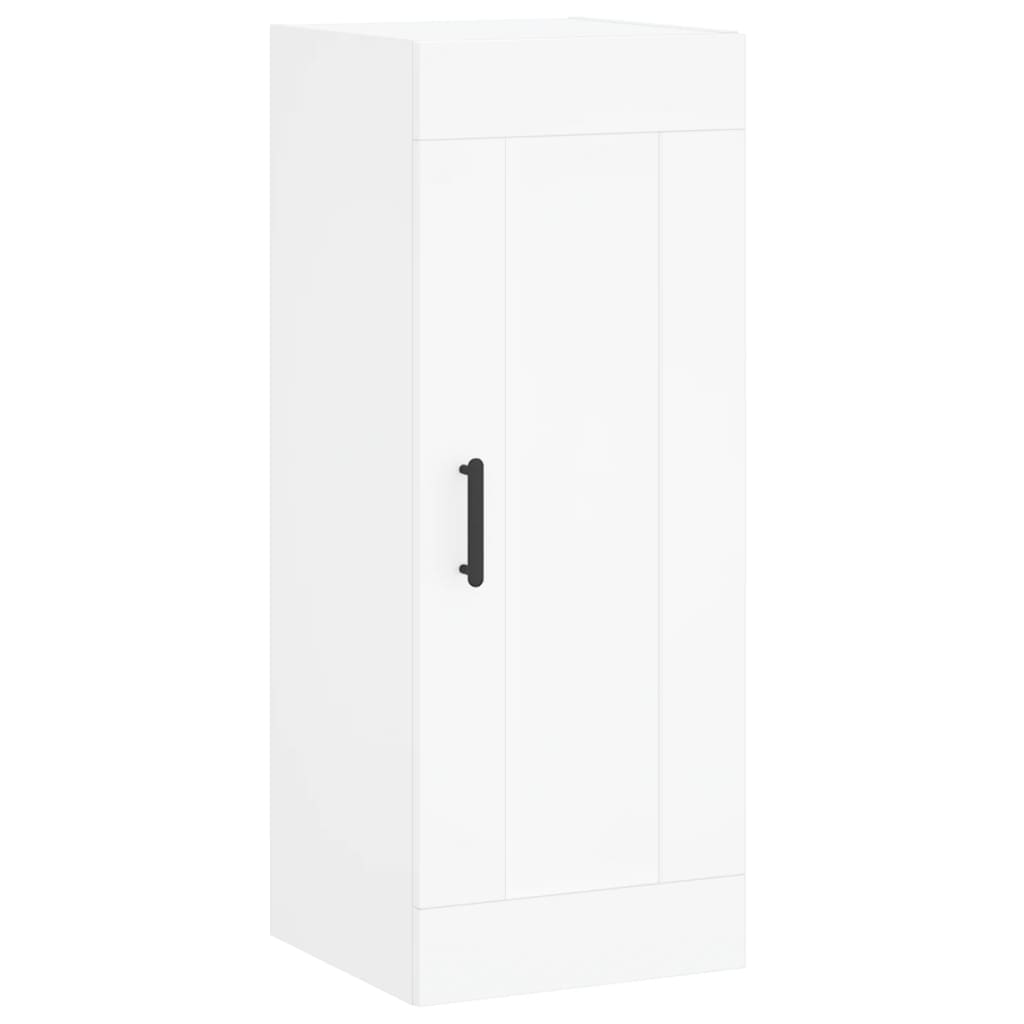 Tall cabinet, white, 34.5x34x180 cm, processed wood