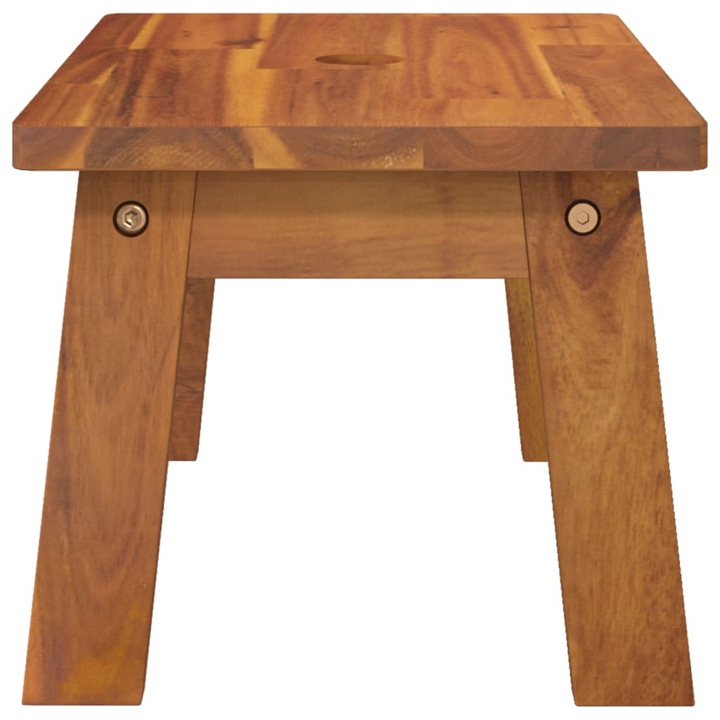 1-step stool, 38x26x22 cm, solid acacia wood