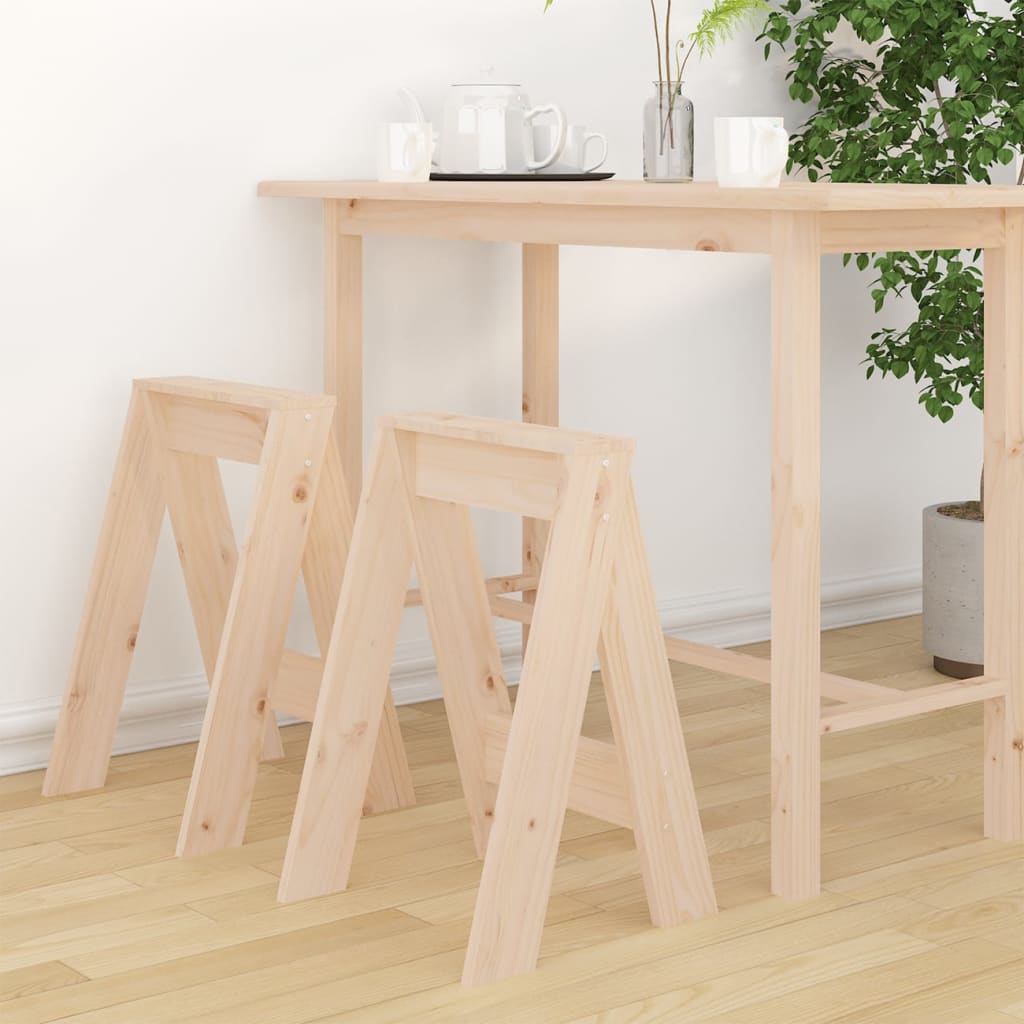 Chairs, 2 pcs., 40x40x60 cm, solid pine wood