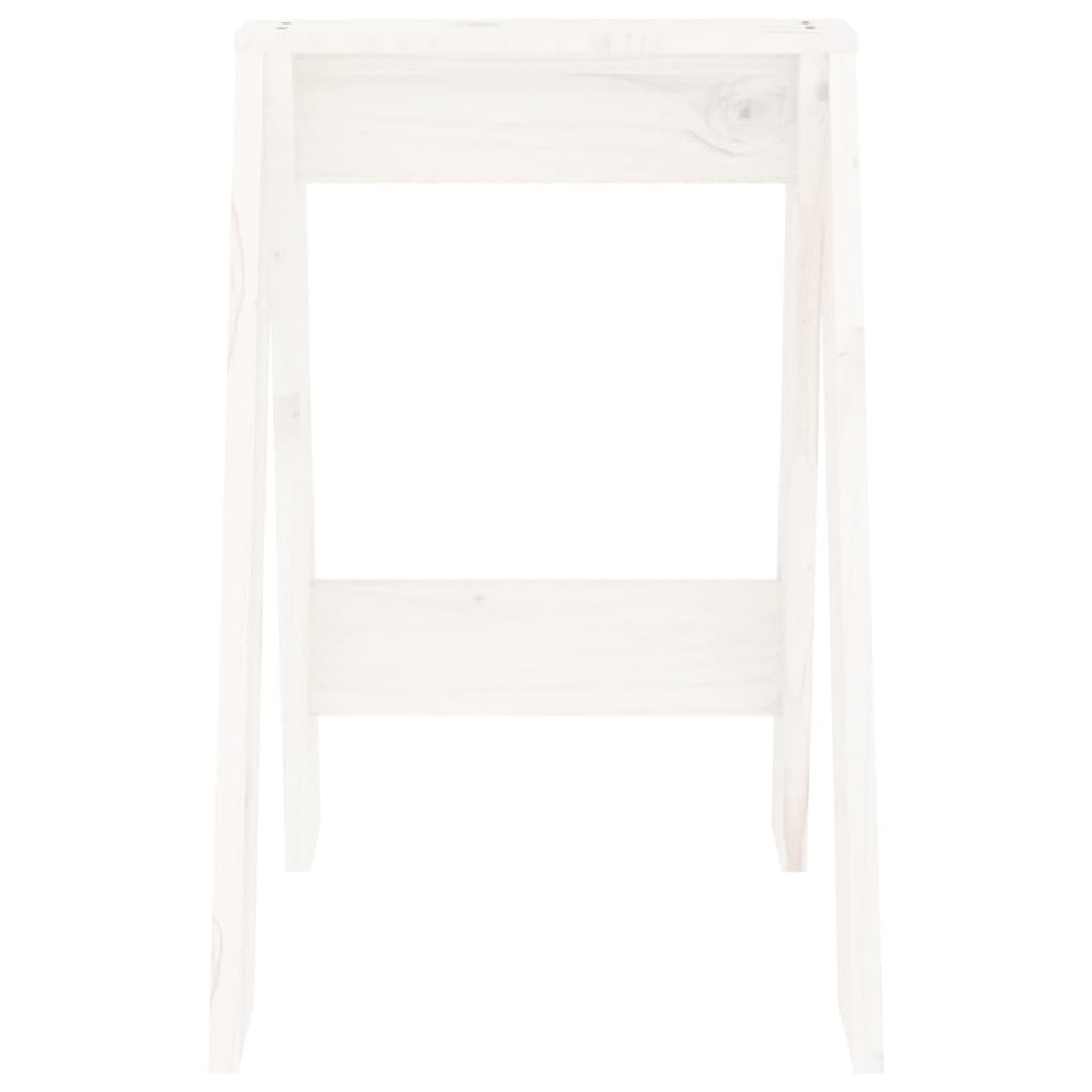 Chairs, 2 pcs., white, 40x40x60 cm, solid pine wood