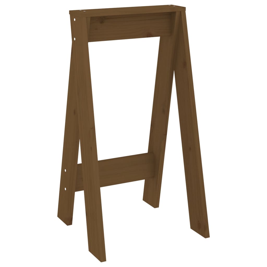 Chairs, 2 pcs., honey brown, 40x40x75 cm, solid pine wood