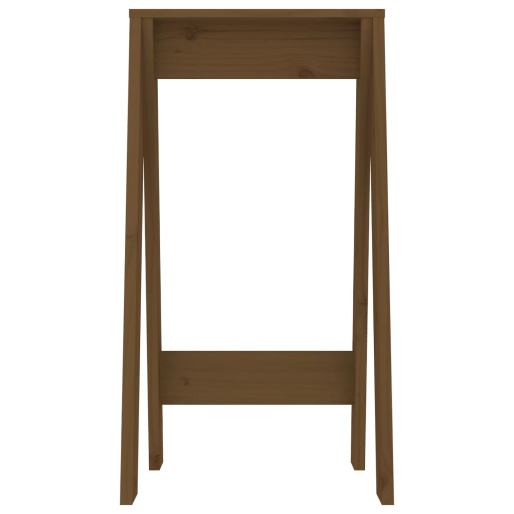 Chairs, 2 pcs., honey brown, 40x40x75 cm, solid pine wood